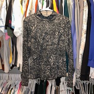 Anthropologie Leopard Print Top